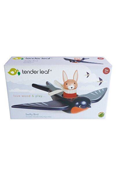 Tender Set de joaca din lemn Tender Leaf Toys - Randunica Swifty si Spud