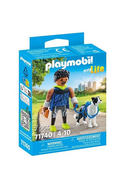 Playmobil my Life - Alergator si cainele Border Collie