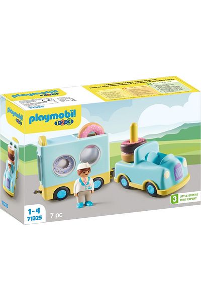 Playmobil 1.2.3 - Truck with donuts to stack and sort