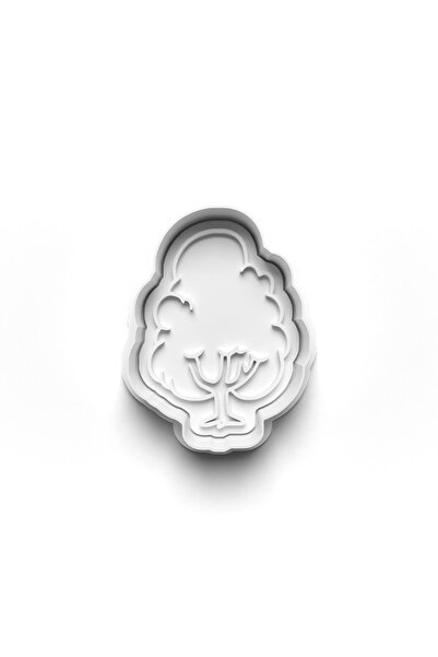 Adana Pasta Malzemeleri قاطعة وطوابع قوالب البسكويت للأشجار 3D-0671_2