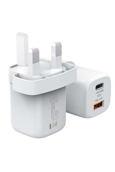 fulina 20W Dual Port USB Fast Charger,Charging Head Power Adapter For iPhone,iPad,Samsung,Huawei