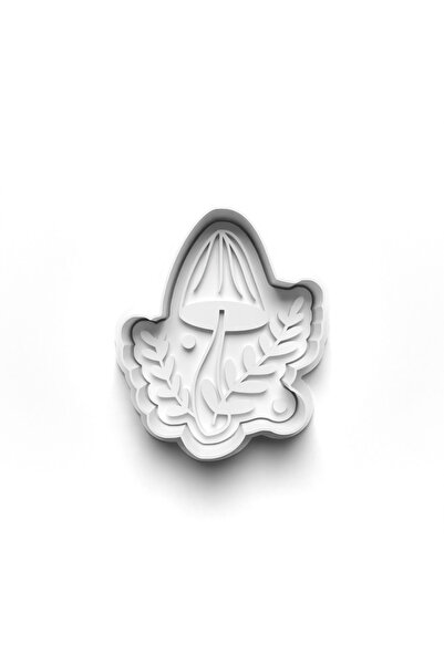 Adana Pasta Malzemeleri Mystic Mushroom Cooky Cutter and Stamp 3D-0589_2