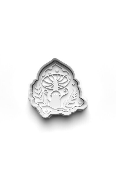 Adana Pasta Malzemeleri Mystic Mushroom Cooky Cutter and Stamper 3D-0589_1