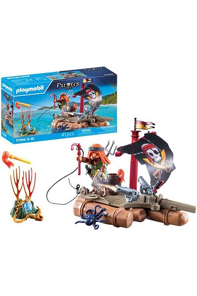 Playmobil Pirates - Pirate raft with treasure
