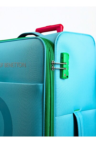 United Colors of Benetton BNTE-50 20 Inch- Cabin Luggage with TSA Lock- BLUE