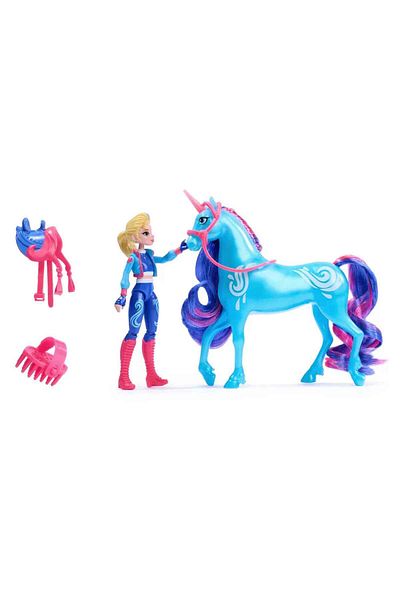 UNICORN Unicorn Academy Playset - Unicorn River and Isabel Doll