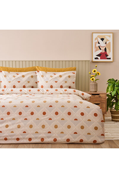 Evidea Soft Soleil Çift Kişilik Nevresim Takımı - Bej