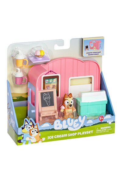 bluey - Set de joacă Magazin de înghețată, cu figurină inclusă