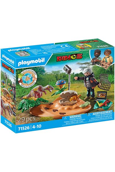 Playmobil Dinos - Stegosaurus Nest and Egg Thief