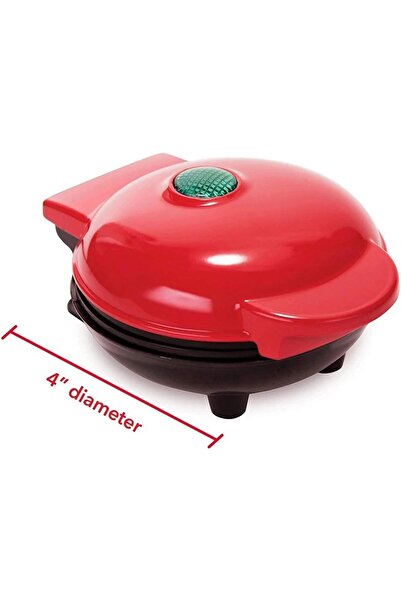 fulina Multipurpose Waffle Maker, 420w, Suitable for Bread/Pizza/Mini Baked Cakes/Sandwiches, Red and Black