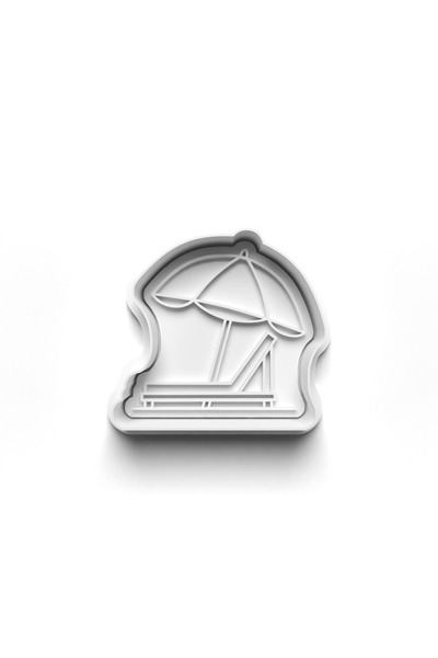 Adana Pasta Malzemeleri Happy Retirement Cooky Cutter and Stamp 3D-0609_2
