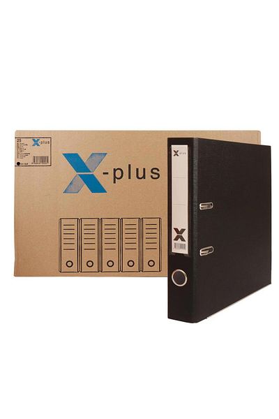 OFIX X-Plus Plastic Folder Narrow 25 Pieces - Black