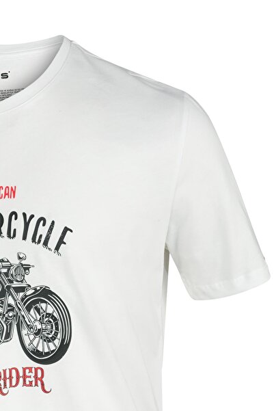 2AS Ανδρικό μπλουζάκι με λαιμόκοψη με στάμπα Alex