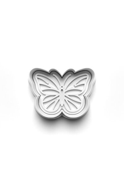 Adana Pasta Malzemeleri Butterfly Life Cycle Cooky Cutter and Stamper 3D-0566_2
