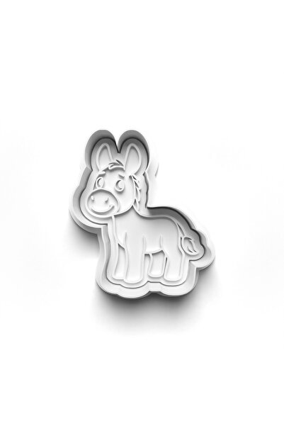 Adana Pasta Malzemeleri قاطعة وطوابع قوالب بسكويت حيوانات المزرعة 3D-0540_1