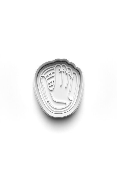 Adana Pasta Malzemeleri قاطعة وطوابع قالب بسكويت البيسبول 3D-0363_3