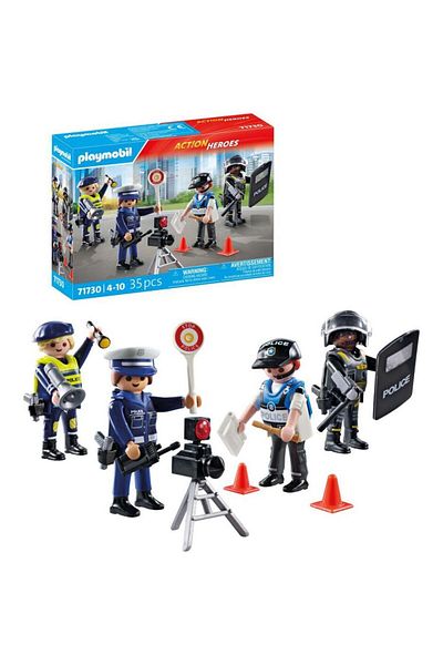 Playmobil Act!on Heroes - Set figurine politisti