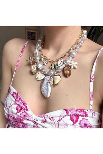 Alice İsstanbul İncili Sea Charm Kolye