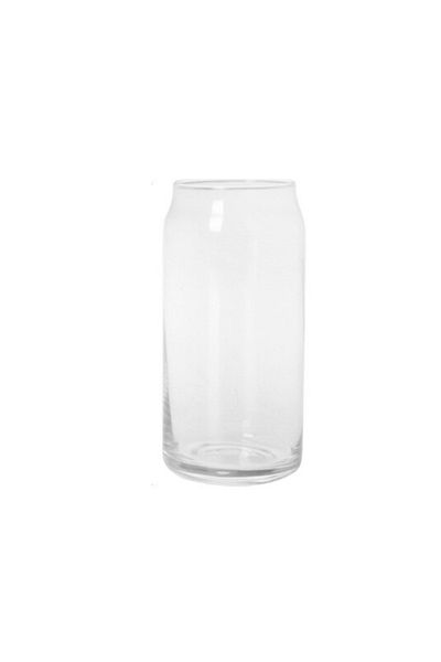 OEM Pahar cu Capac din Lemn si Pai Reutilizabil, 610 ml, din sticla, 16 x 7.7 cm