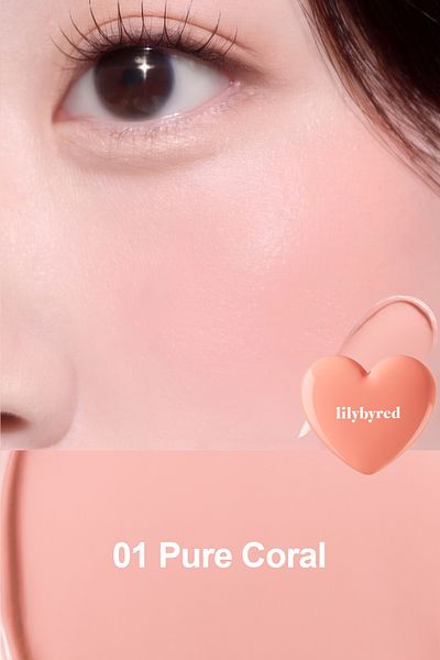 lilybyred Luv Beam Cheek Balm / Cream Blush - 01 Pure Coral
