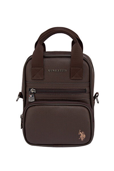 U.S. Polo Assn. Us Polo Assn25024-25027 Men's Handbag Shoulder Bag Messenger Bag Brown
