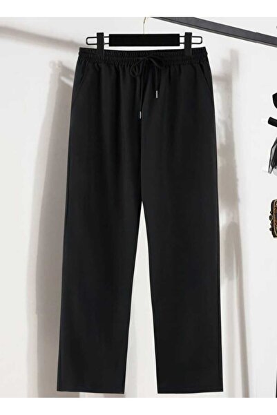 FİTGO Unisex εποχιακό μαύρο παντελόνι