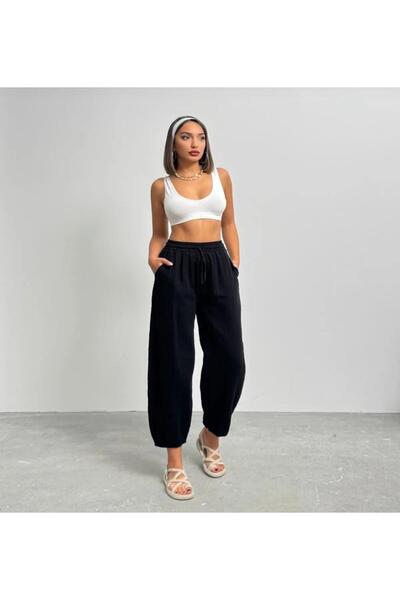 NEWCO Comfortable fit with elastic waistband new season Women's pants with pockets