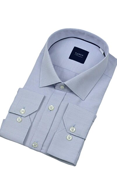 KAMER Чоловіча сорочка великого розміру з довгими рукавами 3745 BGL-ST04389