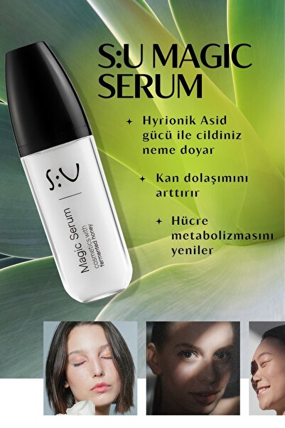 S:U Body Care Magic Serum Sodyum Hyaluronat 30ml Nemlendirici Yatıştırıcı Cil...