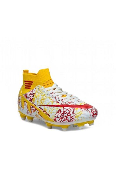 LALİGA Unisex Crampon Football Shoes with White Red Socks