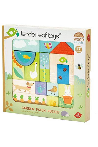 Tender Παιχνίδια με τρυφερά φύλλα - Ξύλινοι κύβοι - Garden Corner