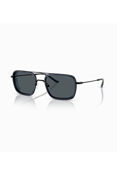 Emporio Armani GÜNEŞ GÖZLÜĞÜ KÖŞELİ METAL , KEMİK DETAYLI