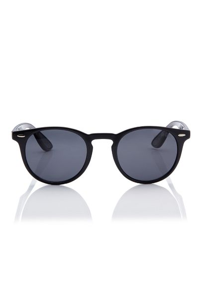 Lee Cooper Polarized Sunglasses Grey Frame Black Mirror Lens 48mm - LC1216C01