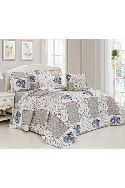 HOURS Aviva-10 Horse Comforter Set, 6 Pieces, Double