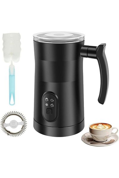 COOYA Electric Milk Frother and Steamer, 350ml Coffee Frother for Latte, Cappuccino, Matcha