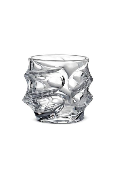 OEM Whisky Pahar, Starlight Wave, 330 ml, din sticla, 9,5 cm h, 7,5 cm l, 9 cm adancime