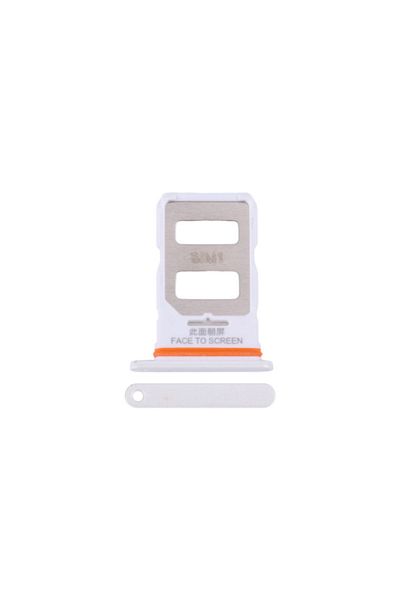 Fodos Xiaomi Compatible Redmi Note 13 Pro 5g Sim Card Tray 2312Dra50C, 2312Crad3C White