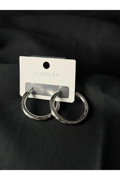 youngsem Folk Earrings Steel Hoop Women's Earrings |   Stainless, No Tarnish