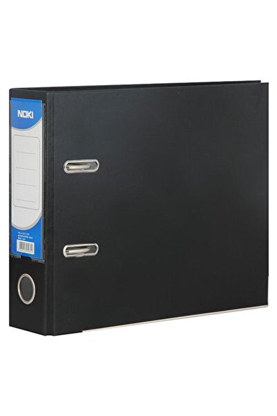 Noki Plastik Klasör Geniş A5 Yarım Boy Telgraf - Siyah