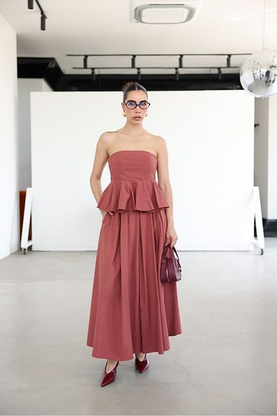Özge Özgenç Tok Texture Premium Skirt
