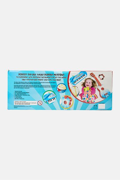 Music Alley 5 Piece Band In A Box Musical Electronic Toy Set, Blue