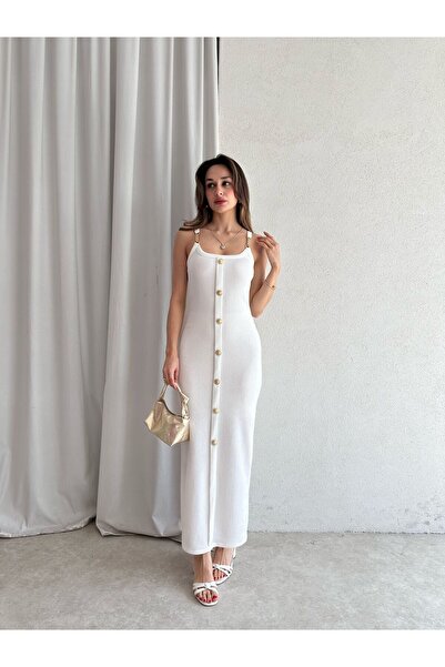 Mooi Butik Judith Maxi Dress 5072 - White