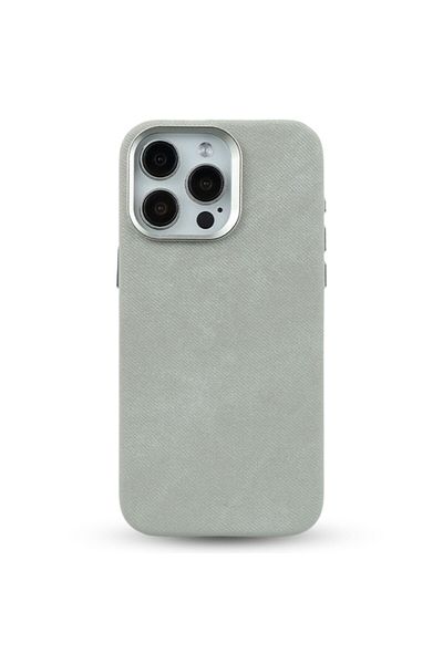 megaMobile megaMOBILE® DENIM case for iPhone 16 Pro Max, gray