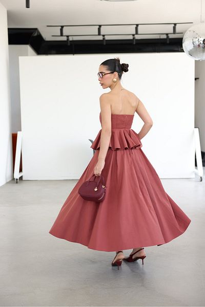 Özge Özgenç Tok Texture Premium Skirt