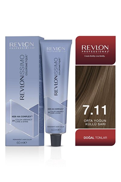 Revlon Professional Revlonissimo Colorsmetique™ CC 7.11 Yoğun Küllü Orta Sarı...