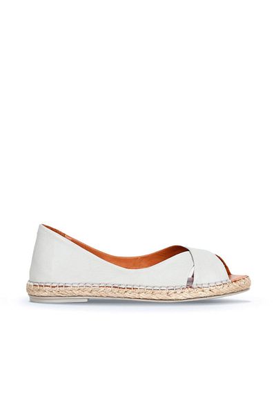 Bueno Shoes Women's Khaki Leather Flat Ballerinas - 01wq2410