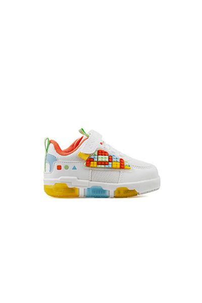 Cool Kids Pantofi casual pentru copii unisex Legos Bebe White LEGOS-BEBE-WHITE Alb