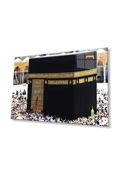 idealizbiz Kaaba Sveta Zemlja Religiozni Zidni Dekor Staklena Slika 4mm Izdrž...