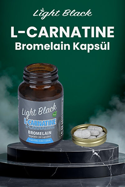 Light Black lightblack bromalain kapsül