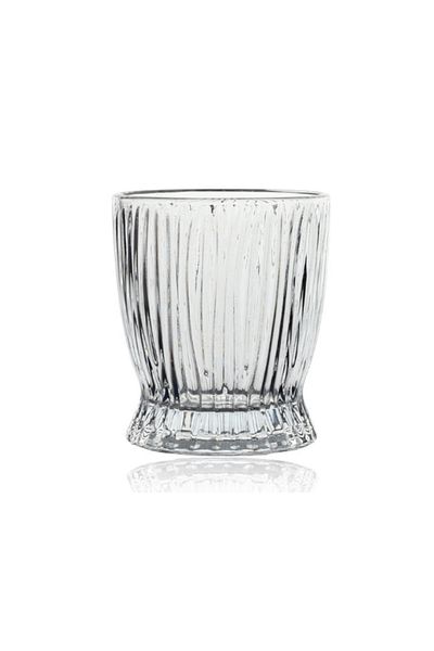 OEM Pahar pentru whisky, 285 ml, din sticla, 9.6 cm h, 8.3 cm baza, 7.4 cm deschidere